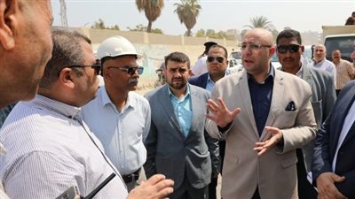 محافظ بني سويف يتابع سير العمل بالمرحلة الأولى من مشروع كوبري الشاملة