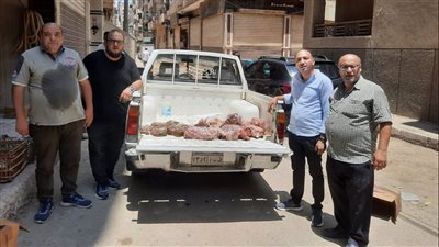 ضبط 50 كيلو لحوم وكبدة غير صالحة للاستهلاك بالفيوم 