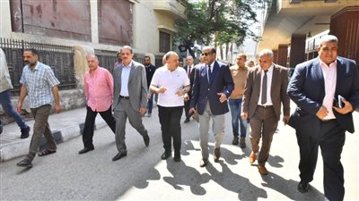 رفع الإشغالات والتعديات بالمنفذ وشارع النميس بـ أسيوط