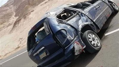إصابة 6 أشخاص في حادث انقلاب سيارة ملاكي بجنوب سيناء 