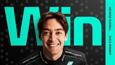 جورج راسيل يفوز بجائزة بلجيكا الكبرى للفورميلا وان 