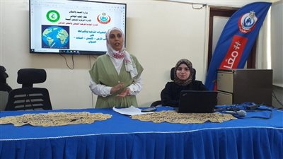 محاضرة للعاملين في الصحة بالفيوم عن التغيرات المناخية وأضرارها 