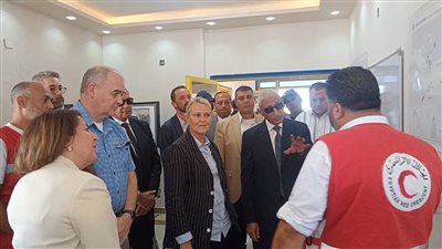 السفيرة الأمريكية تتفقد ميناء العريش البحري