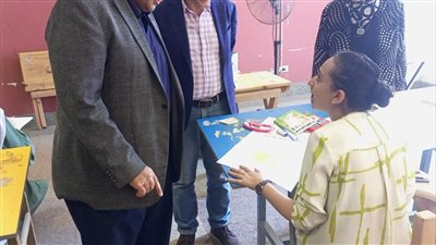 نائب رئيس جامعة بنها يتفقد أعمال الصيانة بالطب البيطري 