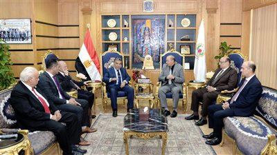 محافظ الدقهلية يشهد اجتماع مجلس جامعة المنصورة 