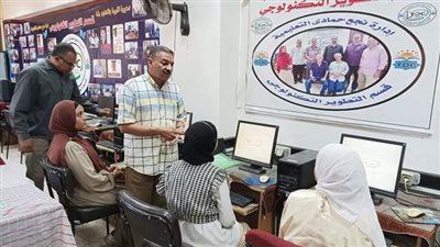 مدير تعليم نجع حمادي يتابع اختبارات المتقدمين لمدارس التكنولوجيا التطبيقية