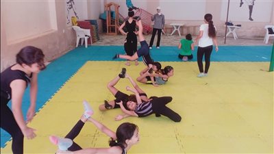 الجمباز يدخل مركز شباب الفضالى بالاسكندرية 