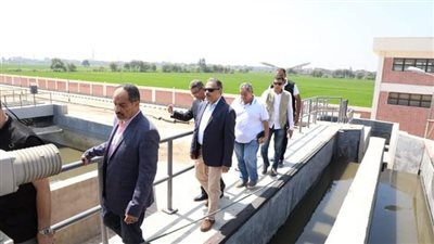 محافظ الشرقية يُتابع مشروع إنشاء محطة معالجة دبيج بمركز ديرب نجم