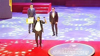 تكريم أحمد آدم في افتتاح مهرجان المسرح المصري.. صور