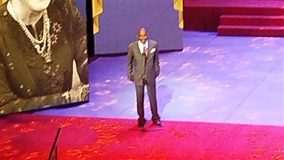 تكريم المخرج عبدالله سعد في افتتاح مهرجان المسرح المصري.. صور