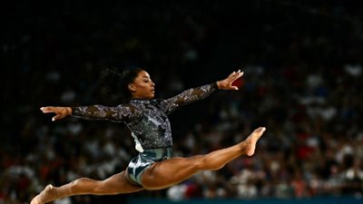 باريس ٢٠٢٤ .. سيمون بايلز تحرز ذهبية حصان القفز 