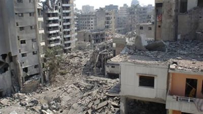 دمار المباني السكنية بالضاحية الجنوبية لبيروت (فيديو) 
