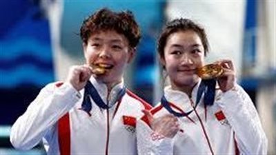 أولمبياد باريس 2024.. سيدات الصين تتوجن بذهبية الغطس المتزامن