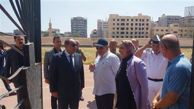 محافظ الدقهلية يتفقد استاد المنصورة لكرة القدم