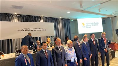 وزير الرياضة يشهد اجتماعات الجمعية العمومية لاتحاد اللجان الأولمبية الأفريقية 