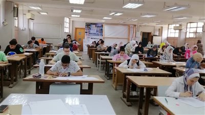 507 طلاب أدوا اختبارات القدرات بكلية التربية الفنية جامعة حلوان