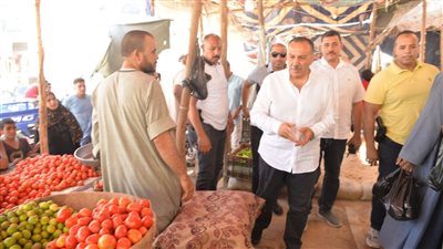 محافظ أسيوط يتفقد الموقع المقترح لإنشاء سوق نموذجي بساحل سليم