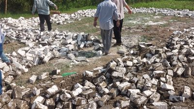 إزالة 22 حالة تعد علي الأراضي الزراعية بالبحيرة