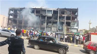 النيابة  تعاين موقع حرب مول كريتيف بالعبور