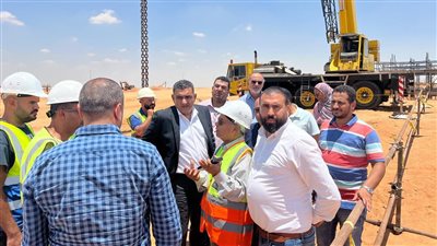 مسئولو الإسكان يتفقدون مشروعات غرب المطار والمنطقة الصناعية واللوجيستية بأكتوبر الجديدة