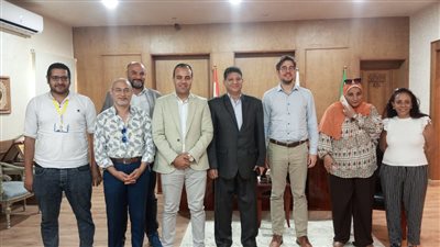  استقبال وفد من منظمة العمل الدولية بجنيف للوقوف على خدمات توظيف الشباب