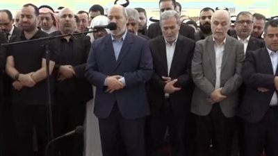 بدء صلاة الجنازة على إسماعيل هنية