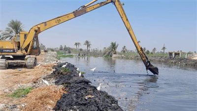 لضمان وصول المياه للنهايات.. تطهير الترع والمجاري المائية بالفيوم 