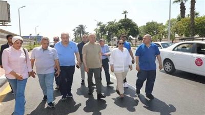 محافظ القاهرة: تطوير لاند سكيب من نزلة كوبري المطار حتى ميدان العباسية