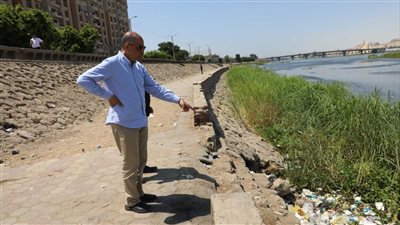 تطهير منطقة كورنيش النيل بالمنيا لدراسة مقترحات التطوير