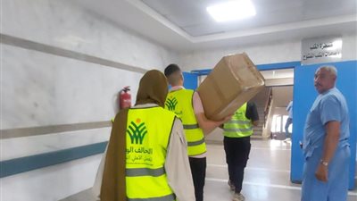 مستلزمات طبية لدعم وحدة قسطرة القلب بمستشفي بنها