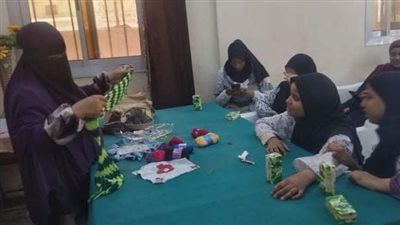 مركز شباب النجمة والحمران ينظمان ورشة عمل علي التريكو والكورشيه 