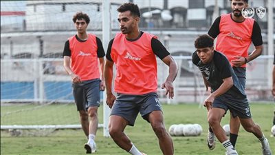 تدريبات تأهيلية للاعبى الزمالك الأساسيين استعدادا للقاء ان