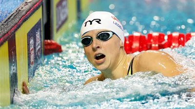 أولمبياد باريس 2024 .. السباحة الامريكية ليديكي تحرز ذهبية سباق ٨٠٠ متر 