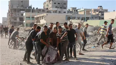 استشهاد 3 فلسطينيين في قصف إسرائيلي بغزة