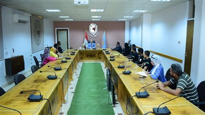  جامعة سوهاج تكرم الطلاب الفائزين بالمركز الثاني بمهرجان 