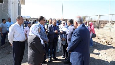 محافظ الشرقية يتفقد مشروع توسعات محطة معالجة صرف صحي الزنكلون| صور