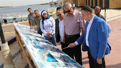 محافظ أسوان يوجه بالانتهاء من مشروع ممشى أهل مصر بكورنيش النيل القديم 