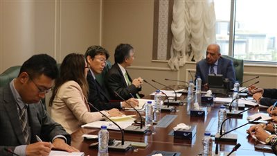 وزير الكهرباء يبحث مع سفير اليابان ووفد 