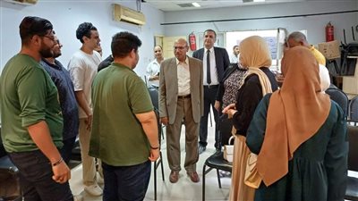نائب رئيس قصور الثقافة يتفقد مواقع الهيئة بالفيوم