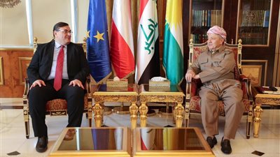بارزاني يستقبل سفراء 3 دول أوروبية وممثلي العرب والتركمان بمحافظة كركوك
