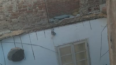 انهيارجزئي بالمنصورة دون إصابات أو خسائر في الأرواح 