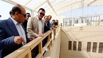  صور.. وزير الإسكان يتفقد سير العمل بمشروع ترميم وكالة قايتباي
