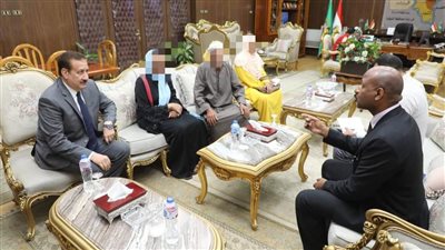 محافظ المنوفية يقرر صرف مساعدات مالية لأسرة فتاة من مصابي الحروق 