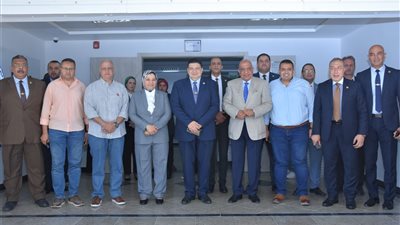 وزير الكهرباء يجتمع بقيادات هيئة المحطات النووية داخل موقع الضبعة