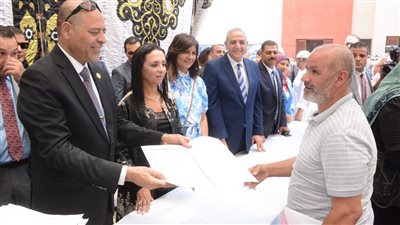 وزيرا التضامن والعمل ومحافظ الغربية يتفقدون نموذج المحاكاة