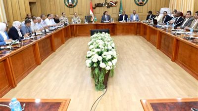 المنوفية تناقش تنفيذ التدريب العملي لمجابهة الأزمات والكوارث 