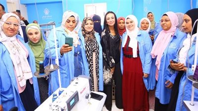 وزيرا التضامن والعمل يفتتحون مركز استدامة للحرف التراثية والمشغولات اليدوية بقرية حنون بـ«زفتى»