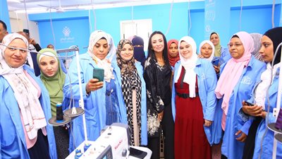 وزيرا التضامن والعمل يفتتحان مركز استدامة للحرف التراثية والمشغولات اليدوية بزفتى