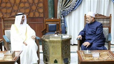 شيخ الأزهر يستقبل الدكتور أحمد الجروان رئيس البرلمان العربي السابق