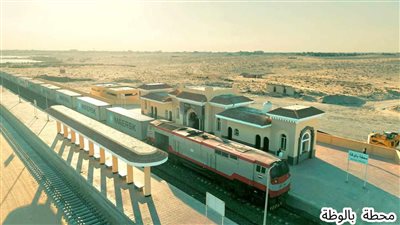 عبور أول قطار لنقل حاويات الترانزيت من ميناء الدخيلة إلى ميناء شرق بورسعيد